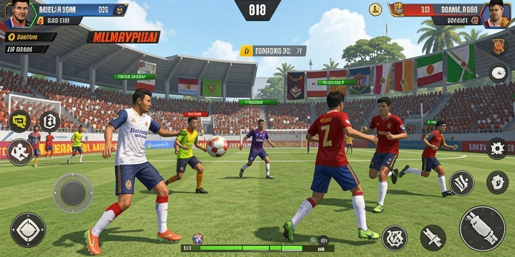 Screenshot menunjukkan momen kemenangan besar!