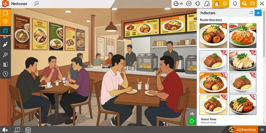Tampilan antarmuka yang intuitif dan menarik.