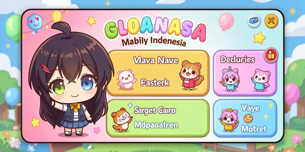 Tampilan grafis yang memukau dan penuh warna.