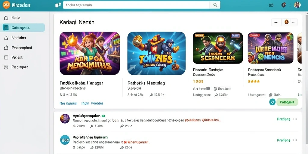 Tampilan awal DEWALIN yang memukau dan intuitif.