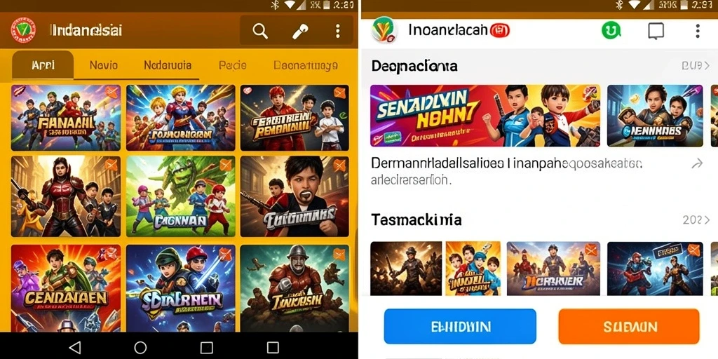 Tampilan antarmuka pengguna yang menarik dan interaktif.