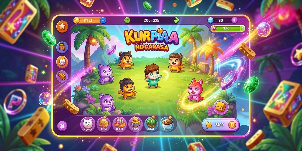 Tampilan utama LUCKYBEST yang menawan dan menarik.