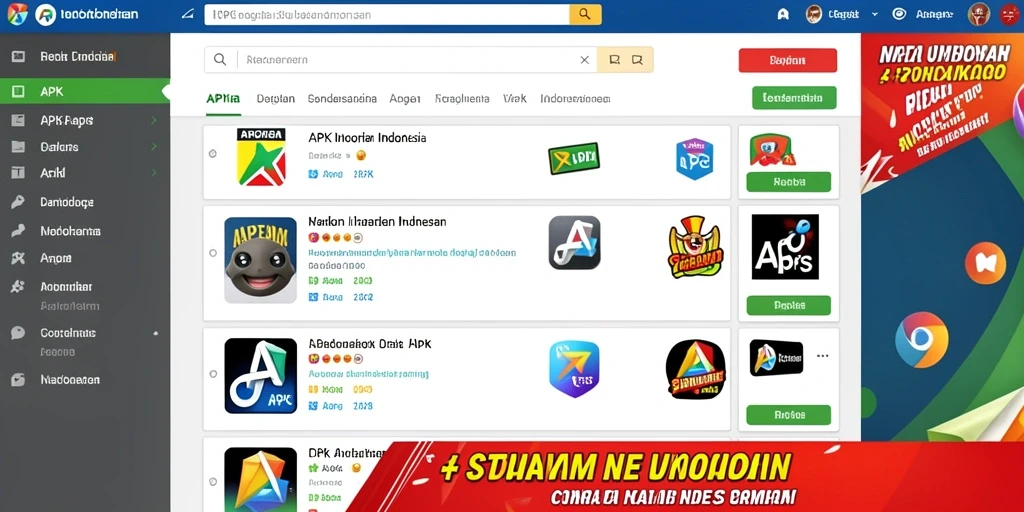 Tampilan awal permainan yang menarik dan penuh warna.