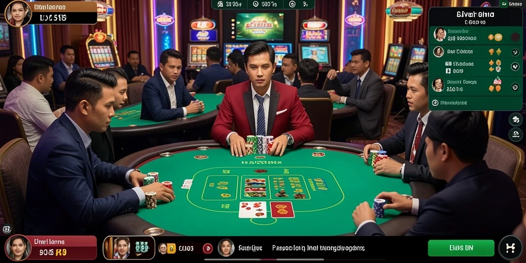 Tampilan utama permainan yang penuh warna dan menarik.
