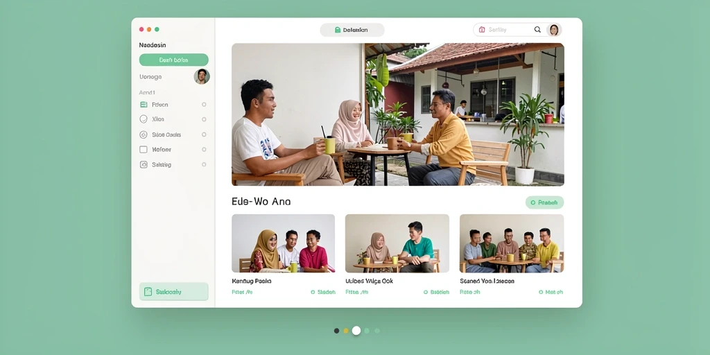 Tampilan antarmuka yang intuitif dan user-friendly.
