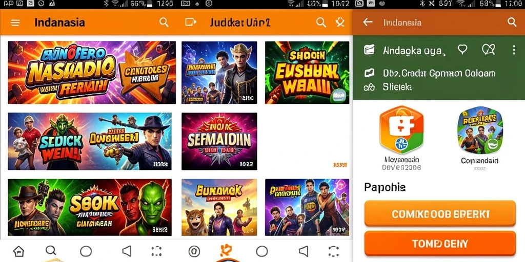 Tampilan antarmuka yang intuitif dan menarik.