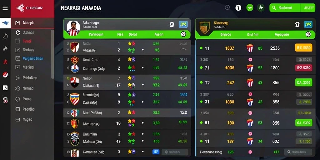 Screenshot menampilkan aksi seru di lapangan hoki.